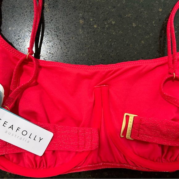 Twilight Metallic Bralette Bikini Top (DD Cup) & low Hipster Bikini Bottom - Picture 6 of 14